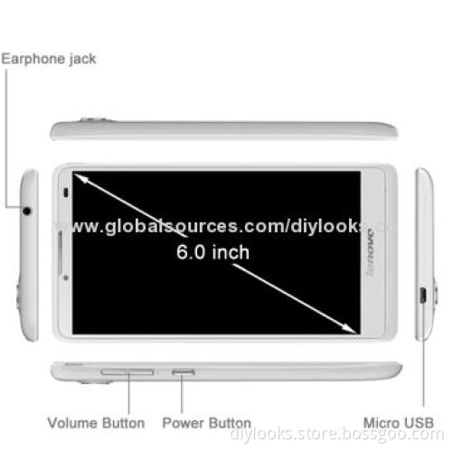 Lenovo A880 8GB White, 3G Phablet, GPS + AGPS, Android 4.2.2, MTK6582 1.3GHz Quad Core